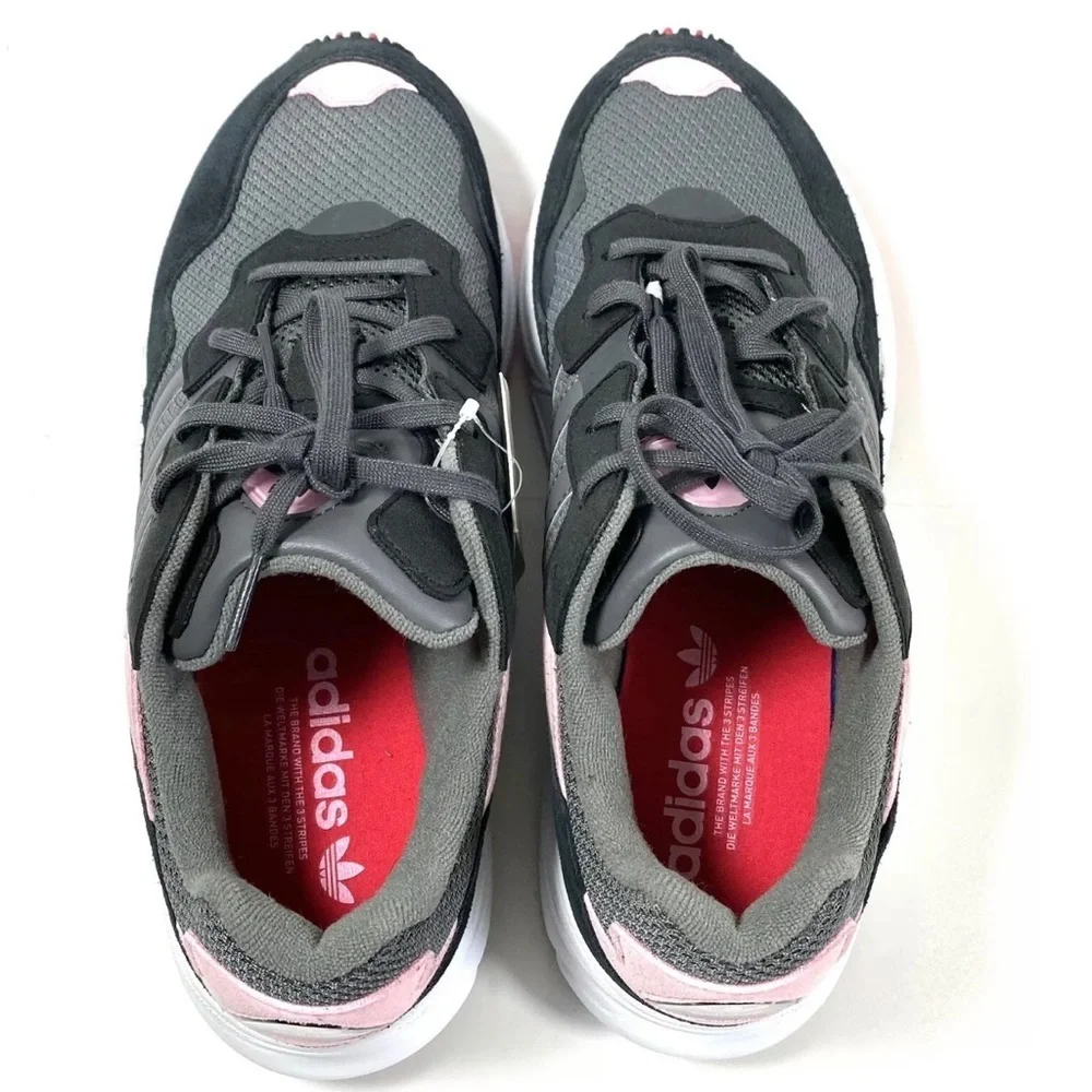 Adidas‎ Yung-96 J Men’s Sneakers Gray Black Pink